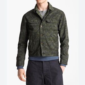 RAG & BONE JEAN CAMO CAMOUFLAGE MENS JACKET MADE IN USA LARGE